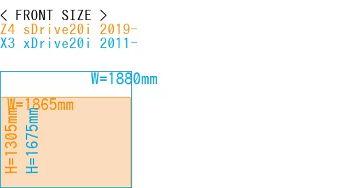 #Z4 sDrive20i 2019- + X3 xDrive20i 2011-